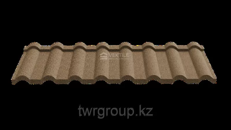 Композитная черепица Vektile,  профиль Milano,  Coffee 2
