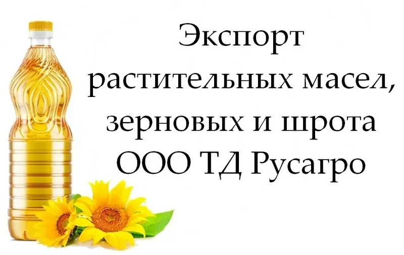 Экспорт растительных масел, зерновых и шрота от ТД Русагро в РК