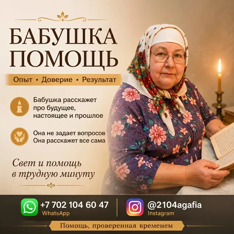 АГАФЬЯ — ПОМОЩЬ В СЛОЖНЫХ ЖИЗНЕННЫХ СИТУАЦИЯХ